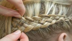 How To French Braid Your Own Hair | Instructions