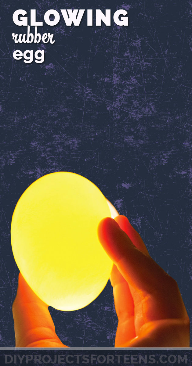 Cool DIY Crafts for Teens - Boys and Girls Love Making These Bouncy Glow in The Dark Rubber Eggs. Cool School Science Experiment and Fun DIY Project Idea 
