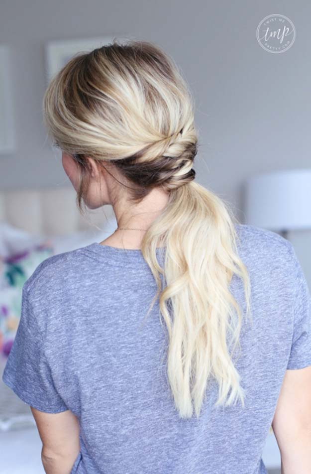 41 DIY Cool Easy Hairstyles That Real People Can Actually Do at Home