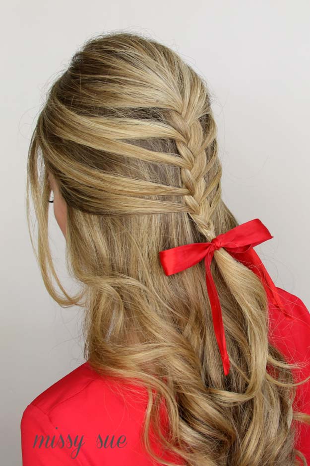 Best Hairstyles for Long Hair - Bardot Mermaid Braid- Step by Step Tutorials for Easy Curls, Updo, Half Up, Braids and Lazy Girl Looks. Prom Ideas, Special Occasion Hair and Braiding Instructions for Teens, Teenagers and Adults, Women and Girls 