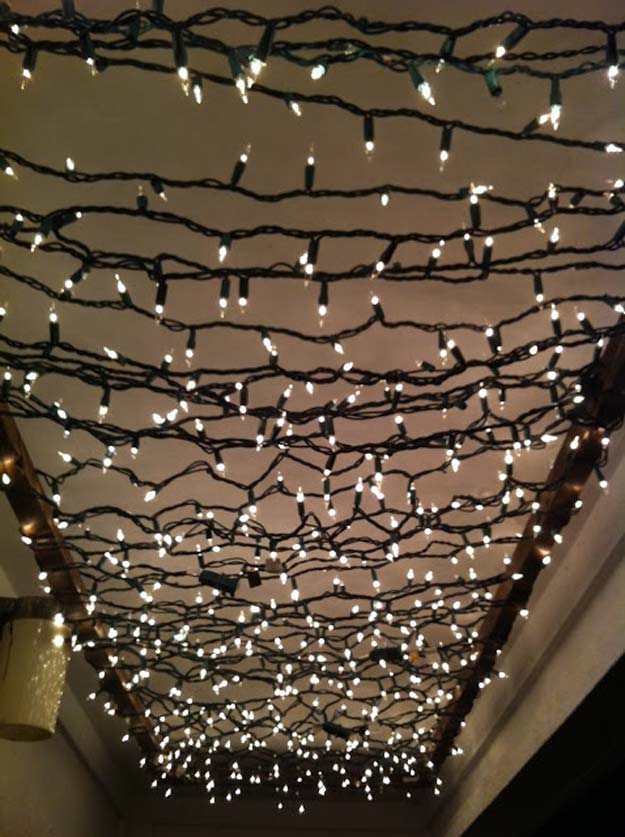 Cool Ways To Use Christmas Lights - DIY Twinkle Light Porch Canopy - Best Easy DIY Ideas for String Lights for Room Decoration, Home Decor and Creative DIY Bedroom Lighting - Creative Christmas Light Tutorials with Step by Step Instructions - Creative Crafts and DIY Projects for Teens, Teenagers and Adults http://diyprojectsforteens.com/diy-projects-string-lights