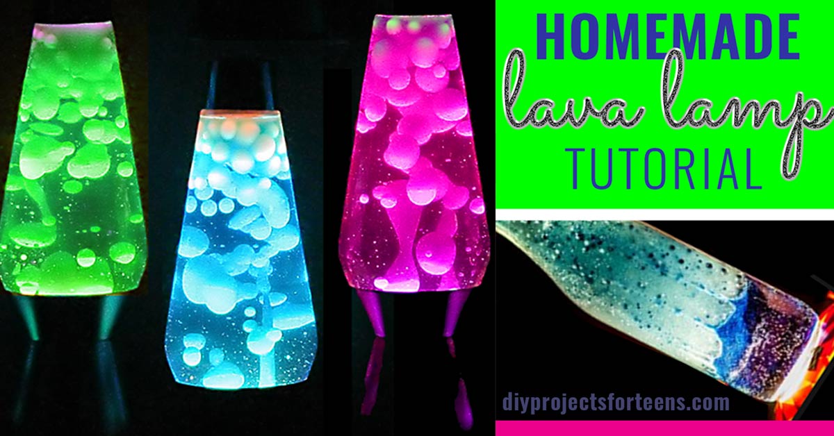 DIY Lava Lamp Tutorial - How To Make A Lava Lamp at Home