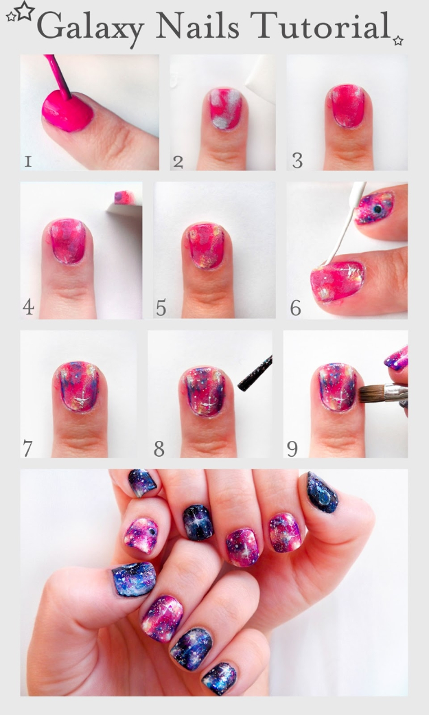 15 Cool Nail Art Ideas and Tutorials (Part 1)