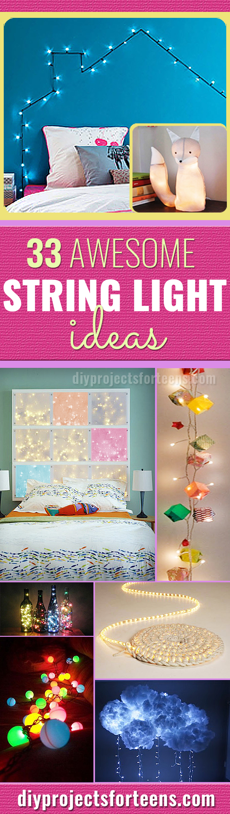 33 Awesome DIY String Light Ideas