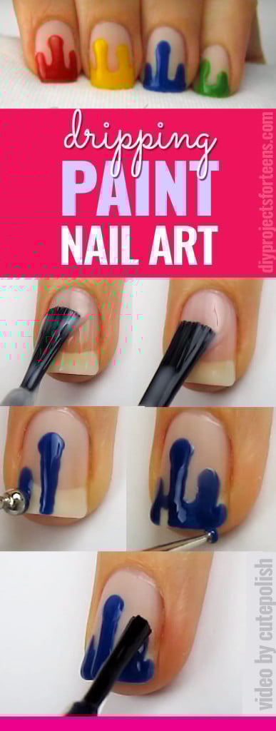 Cool Nail Art Ideas Dripping Paint Polish Fun For S And Cool Nail Art Ideas Dripping Paint Polish Fun For S And Tweens