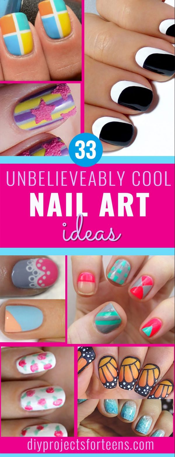33 DIY Nail Art Ideas - Cool Nail Tutorials for Teens and Fun Ones For Adults, Too!