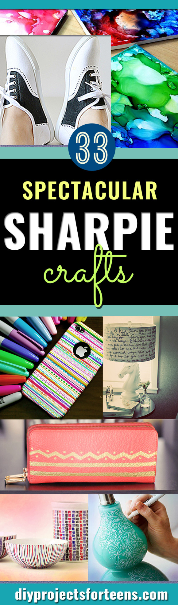 33 Cool Sharpie Crafts and DIY Project Ideas