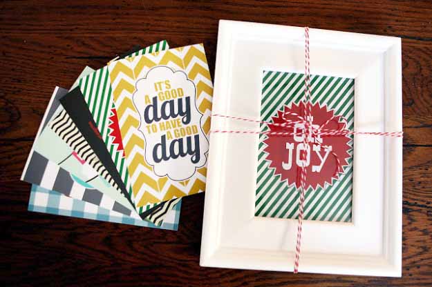 Cool Crafts You Can Make for Less than 5 Dollars | Cheap DIY Projects Ideas for Teens, Tweens, Kids and Adults | Year Long Gift in a Frame #teencrafts #cheapcrafts #crafts/