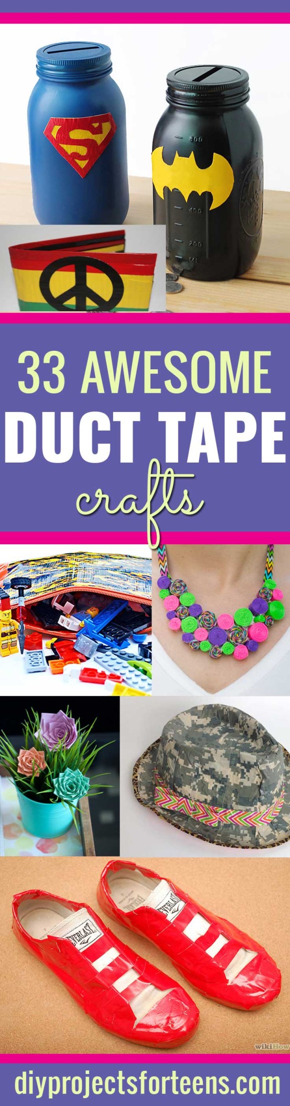 33 Awesome DIY Duct Tape Projects and Crafts