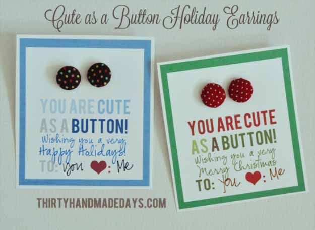 Cool Crafts You Can Make for Less than 5 Dollars | Cheap DIY Projects Ideas for Teens, Tweens, Kids and Adults | Holiday Earrings #teencrafts #cheapcrafts #crafts/