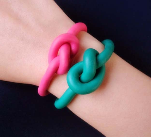 Fun DIY Jewelry Ideas | Cool Homemade Jewelry Tutorials for Adults and Teens | Awesome Bracelets, Necklaces, Earrings and Accessories You Can Make At Home | Celine Inspired Knot Bracelet 