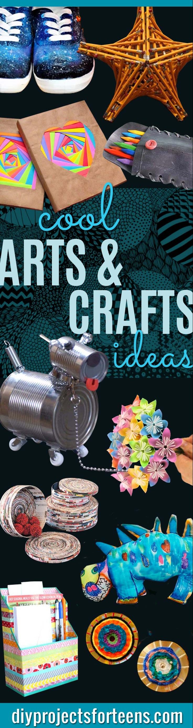 Cool Arts and Crafts Ideas for Teens, Kids and Even Adults | Cheap, Fun and Easy DIY Projects, Awesome Craft Tutorials for Teenagers | School, Home, Room Decor and Awesome Gift Ideas #artsandcrafts #art #teencrafts #crafts