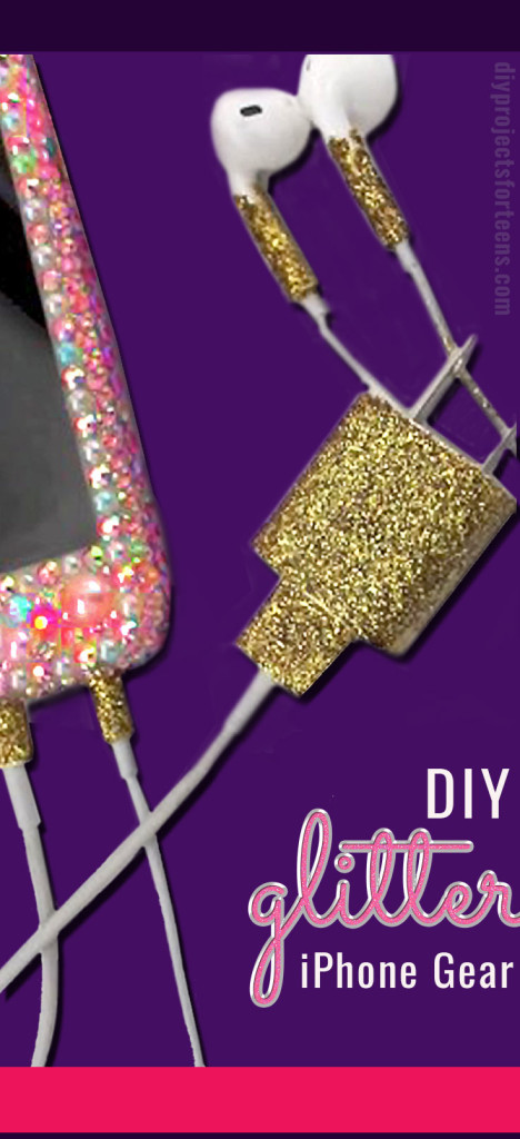 Cool DIY Crafts Made With Glitter - Sparkly, Creative Projects and Ideas for the Bedroom, Clothes, Shoes, Gifts, Wedding and Home Decor | Glitter Your IPhone Gear #diyideas #glitter #crafts