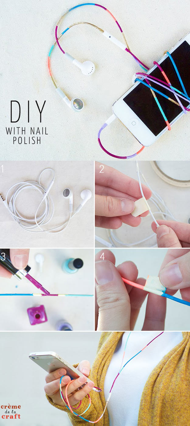 31 Incredibly Cool DIY Crafts Using Nail Polish - DIY Projects for Teens