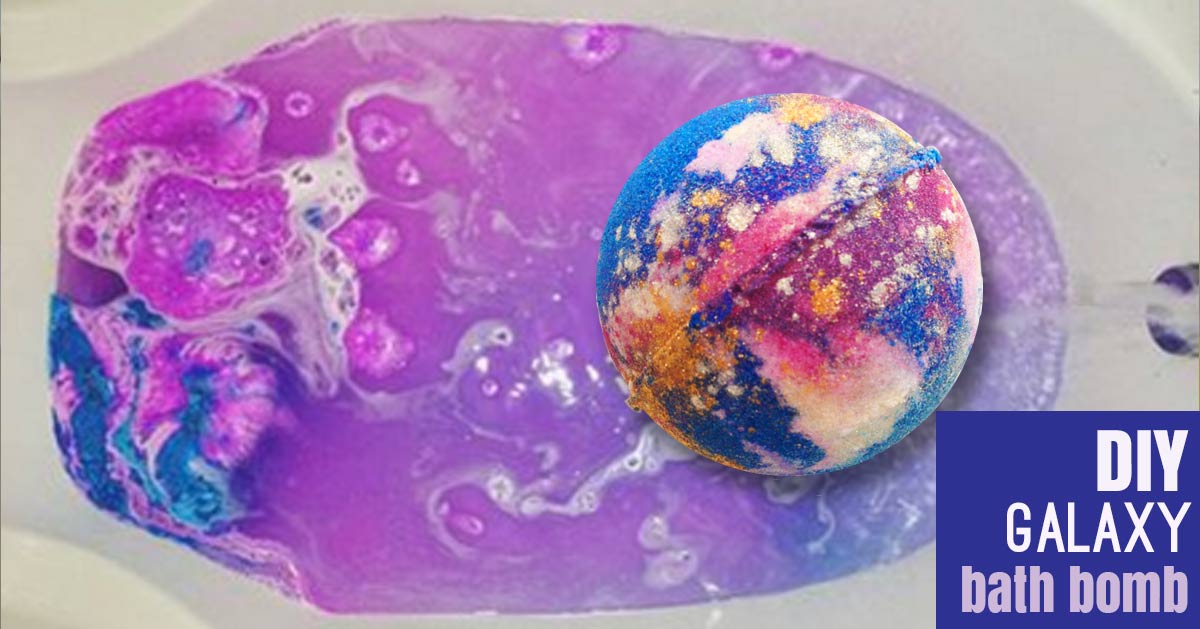 Galaxy Bath Bomb Tutorial - DIY Projects for Teens