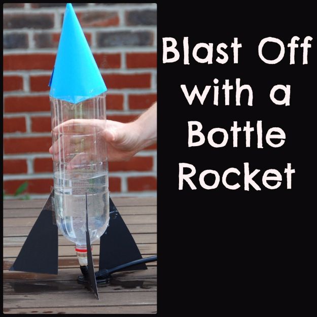 Cool Crafts for Teens Boys and Girls - DIY Bottle Rocket - Creative, Awesome Teen DIY Projects and Fun Creative Crafts for Tweens 