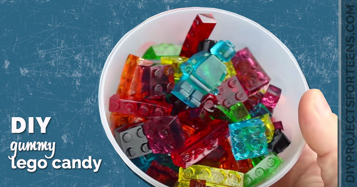 DIY Gummy Lego Candy Tutorial - Cool DIY Projects for Teen Boys and Girls
