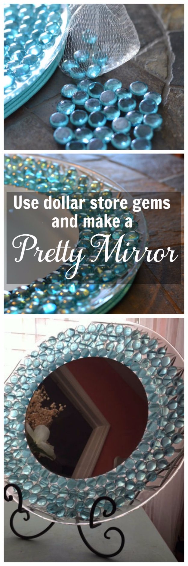 Crafts to Make and Sell - Pretty Dresser Mirror - Cool and Cheap Craft Projects and DIY Ideas for Teens and Adults to Make and Sell - Fun, Cool and Creative Ways for Teenagers to Make Money Selling Stuff to Make #teencrafts #diyideas #craftstosell