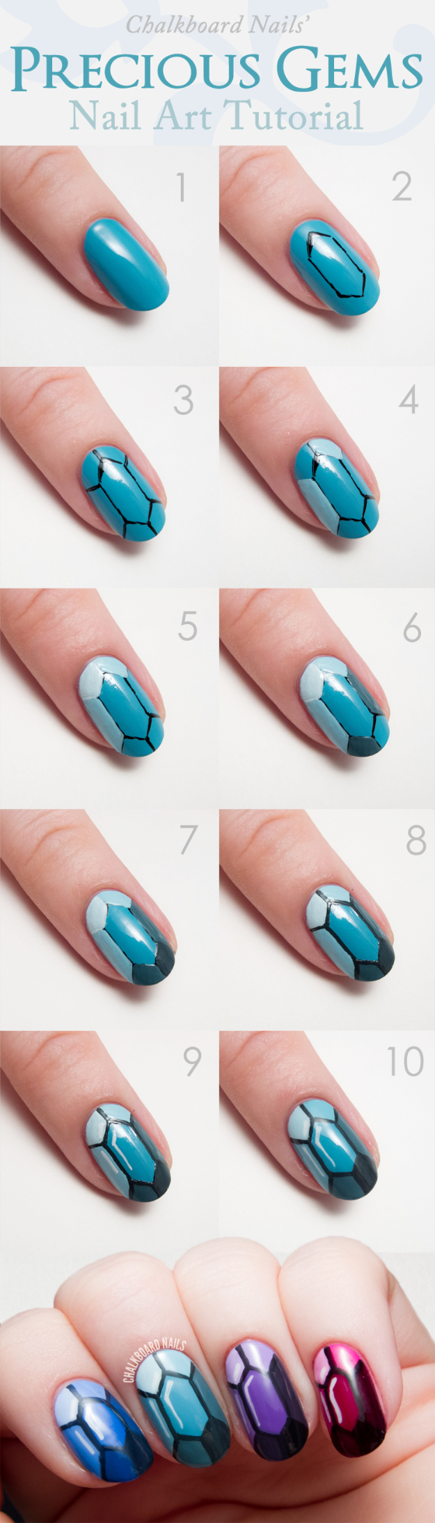 28 Brilliantly Creative Nail Art Patterns - DIY Projects for Teens