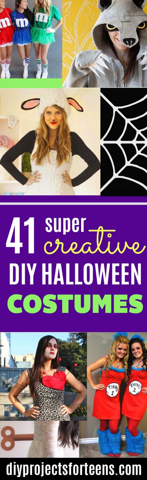 41 Last Minute DIY Halloween Costumes for Teens DIY Projects for Teens