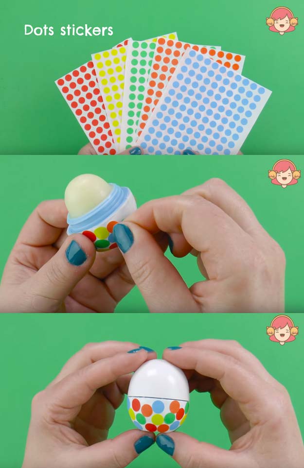 Best DIY EOS Projects - DIY EOS Gumball Machine - Turn Old EOS Containers Into Cool Crafts Ideas Like This Gumball Machine Lip Balm Container- Fun, Cheap and Easy DIY Projects Tutorials and Videos for Teens, Girls, Tweens, Kids and Adults