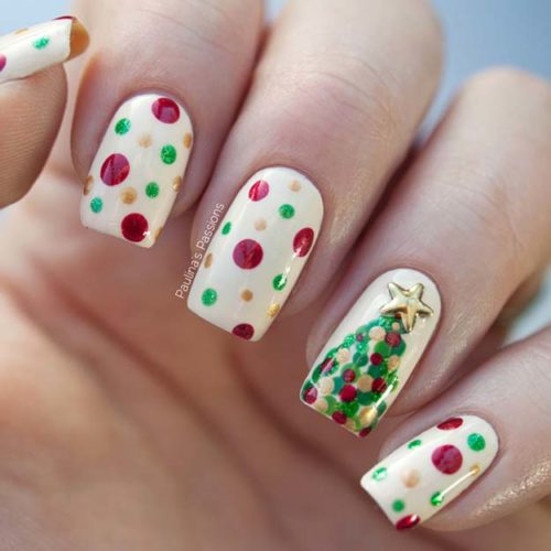 46 Creative Holiday Nail Art Patterns - DIY Projects for Teens