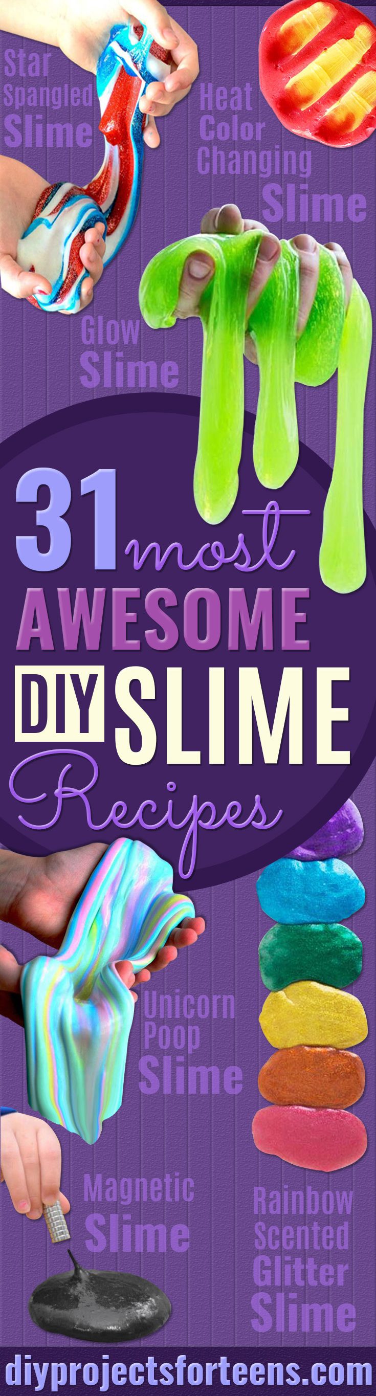 31 Cool DIY Slime Recipes