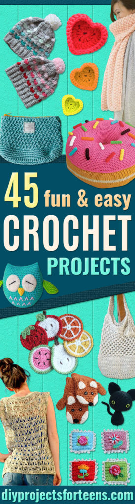 45 Crochet Projects With Free Patterns - DIY Projects for Teens