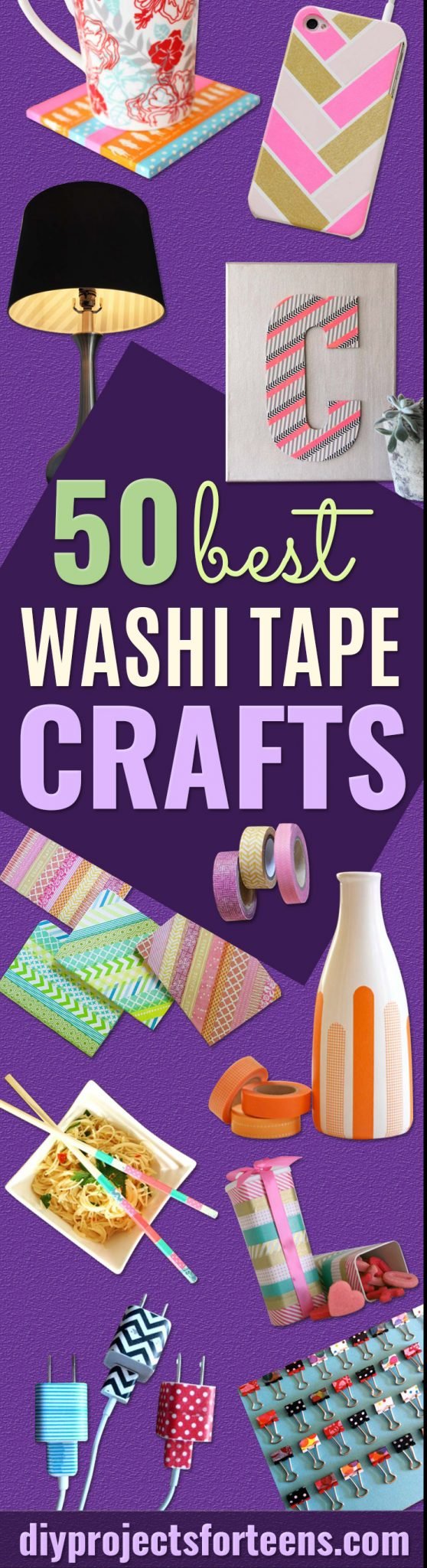 50 Best Washi Tape Crafts DIY Projects for Teens