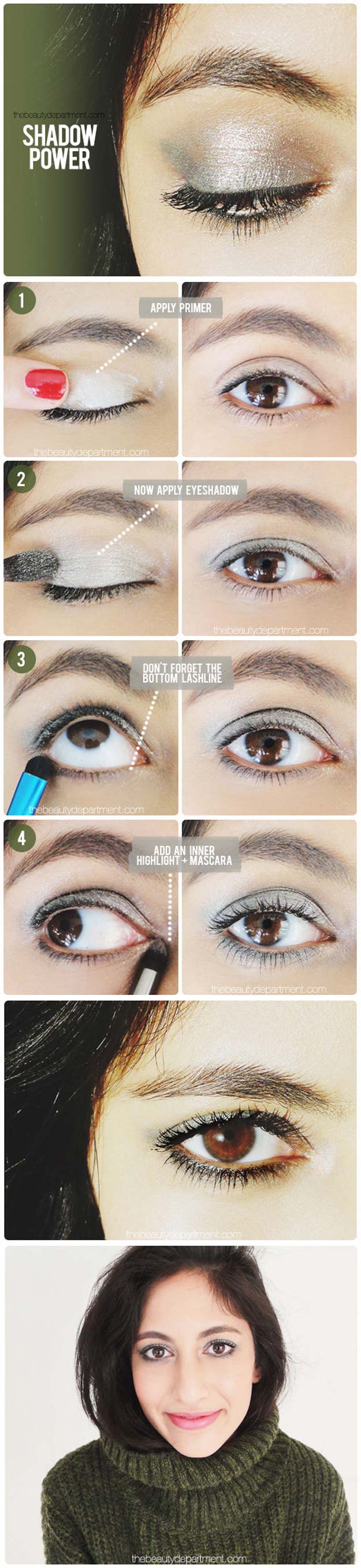 Best Eyeshadow Tutorials - Make It Brighter! - Easy Step by Step How To For Eye Shadow - Cool Makeup Tricks and Eye Makeup Tutorial With Instructions - Quick Ways to Do Smoky Eye, Natural Makeup, Looks for Day and Evening, Brown and Blue Eyes - Cool Ideas for Beginners and Teens 