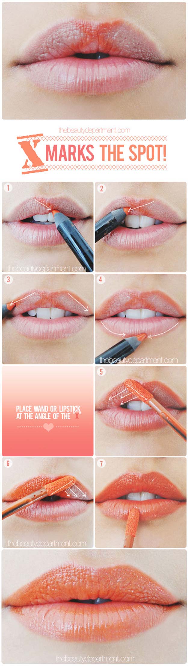 Best Makeup Tutorials for Teens -A Little Lip Trick - Easy Makeup Ideas for Beginners - Step by Step Tutorials for Foundation, Eye Shadow, Lipstick, Cheeks, Contour, Eyebrows and Eyes - Awesome Makeup Hacks and Tips for Simple DIY Beauty - Day and Evening Looks 