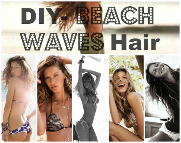 Creative DIY Hair Tutorials - Beach Waves Heat or No Heat - Color, Rainbow, Galaxy and Unique Styles for Long, Short and Medium Hair - Braids, Dyes, Instructions for Teens and Women #hairstyles #hairideas #beauty #teens #easyhairstyles