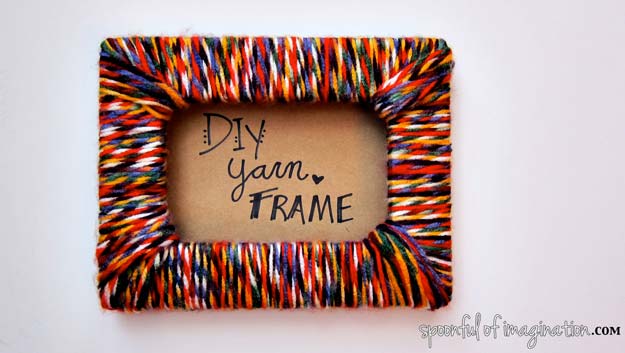 Crafts to Make and Sell - Yarn Picture Frame - Easy Step by Step Tutorials for Fun, Cool and Creative Ways for Teenagers to Make Money Selling Stuff - Room Decor, Accessories, Gifts and More 