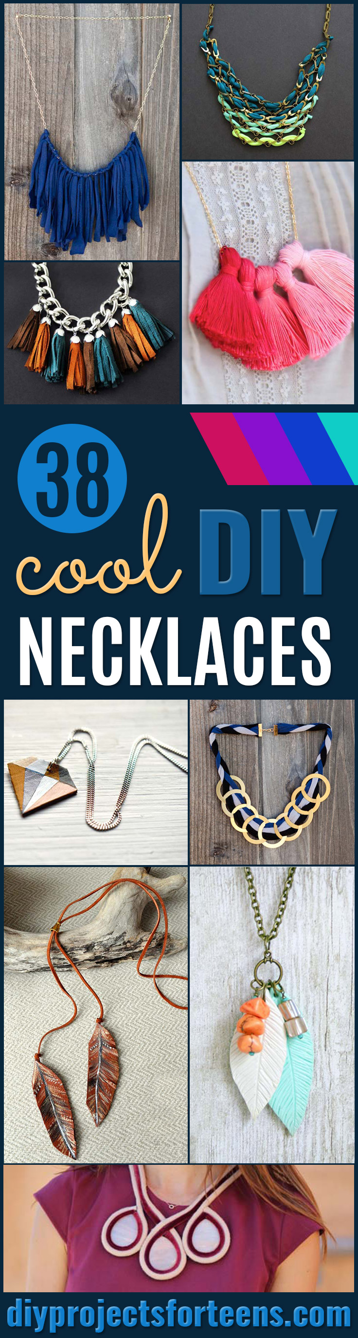 30 Cool And Easy Diy Necklaces Diy Necklace Ideas Pendant Beads Statement Choker Layered Boho Chain