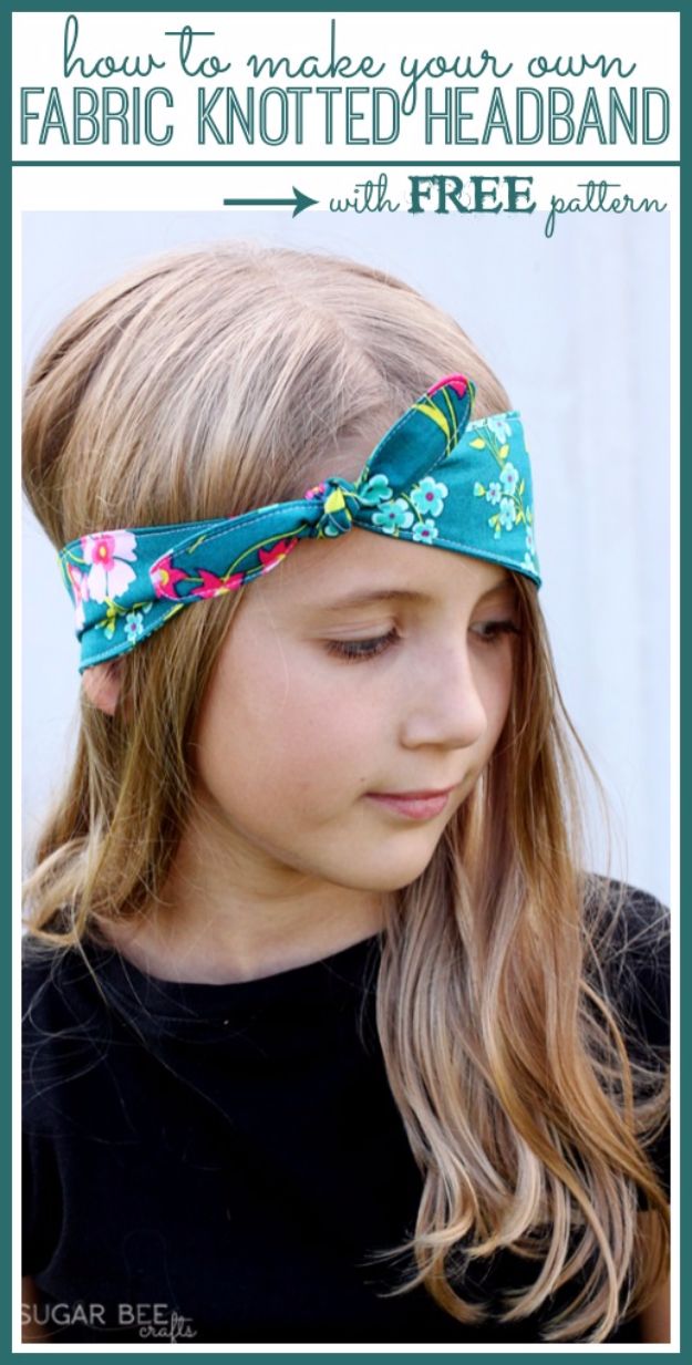 Cool Summer Fashions for Teens - Fabric Knotted Headbands - Easy Sewing Projects and No Sew Crafts for Fun Fashion for Teenagers - DIY Clothes, Shoes and Accessories for Summertime Looks - Cheap and Creative Ways to Dress on A Budget 