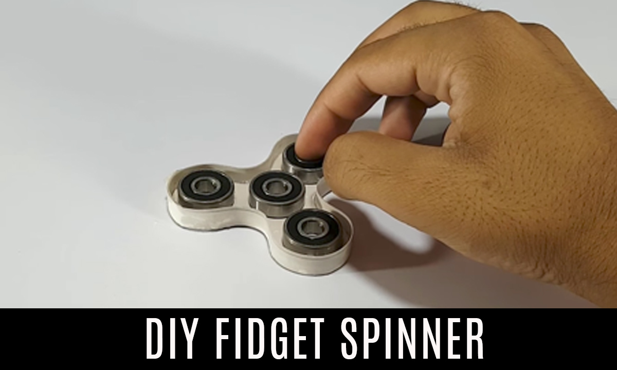 DIY Fidget Spinner Instructions - Cool Summer Crafts For Teens