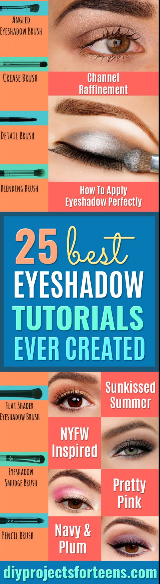 25 Best Eyeshadow Tutorials Ever Created - DIY Projects for Teens