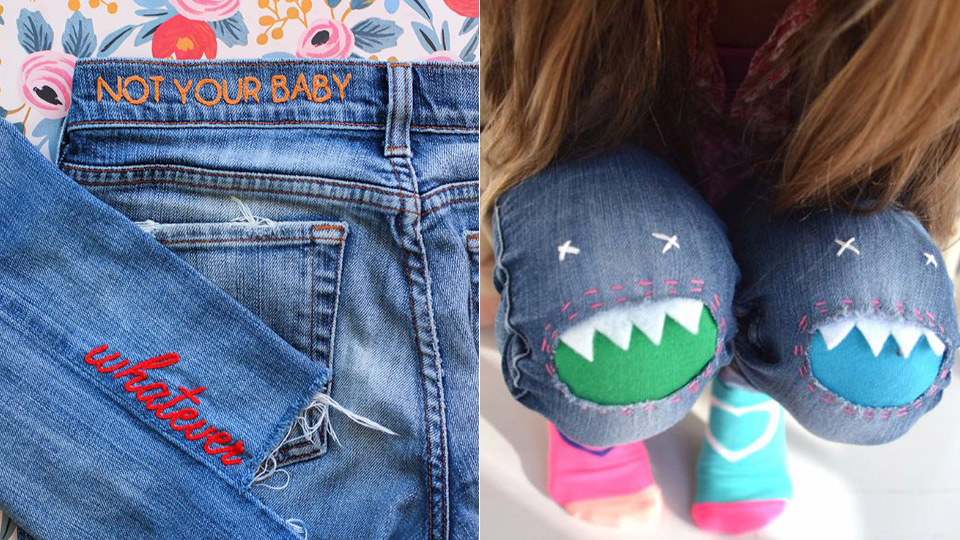 35 Genius Ways To Transform Your Jeans DIY Projects for Teens