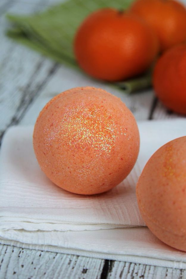 Cool DIY Bath Bombs to Make At Home - Big Orange Crush Bath Bomb - Recipes and Tutorial for How To Make A Bath Bomb - Best Bathbomb Ideas - Fun DIY Projects for Women, Teens, and Girls | DIY Bath Bombs Recipe and Tutorials | Make Cheap Gifts Like Lush Bath Bombs #bathbombs #teencrafts #diyideas