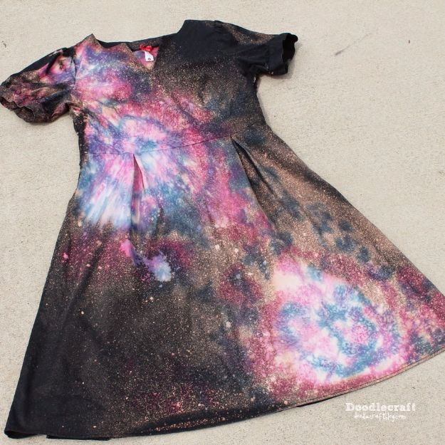 Galaxy DIY Crafts - Galaxy Dress - Easy Room Decor, Cool Clothes, Fun Fabric Ideas and Painting Projects - Food, Cookies and Cupcake Recipes - Nebula Galaxy In A Jar - Art for Your Bedroom - Shirt, Backpack, Soap, Decorations for Teens, Kids and Adults 