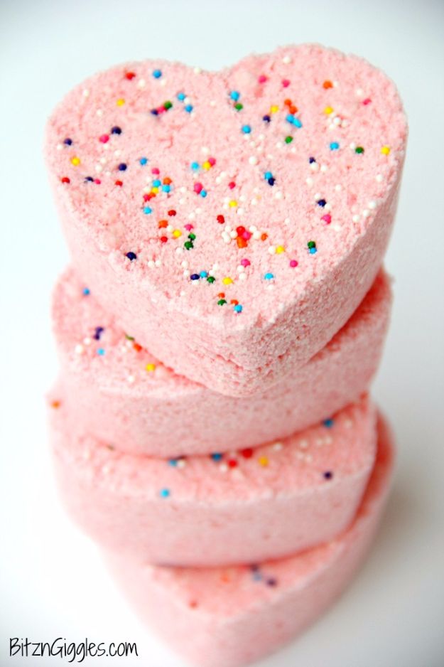 Homemade DIY Bath Bombs to Make At Home - Rainbow Sprinkle Bath Bombs - Recipes and Tutorial for How To Make A Bath Bomb - Best Bathbomb Ideas - Fun DIY Projects for Women, Teens, and Girls | DIY Bath Bombs Recipe and Tutorials | Make Cheap Gifts Like Lush Bath Bombs #bathbombs #teencrafts #diyideas