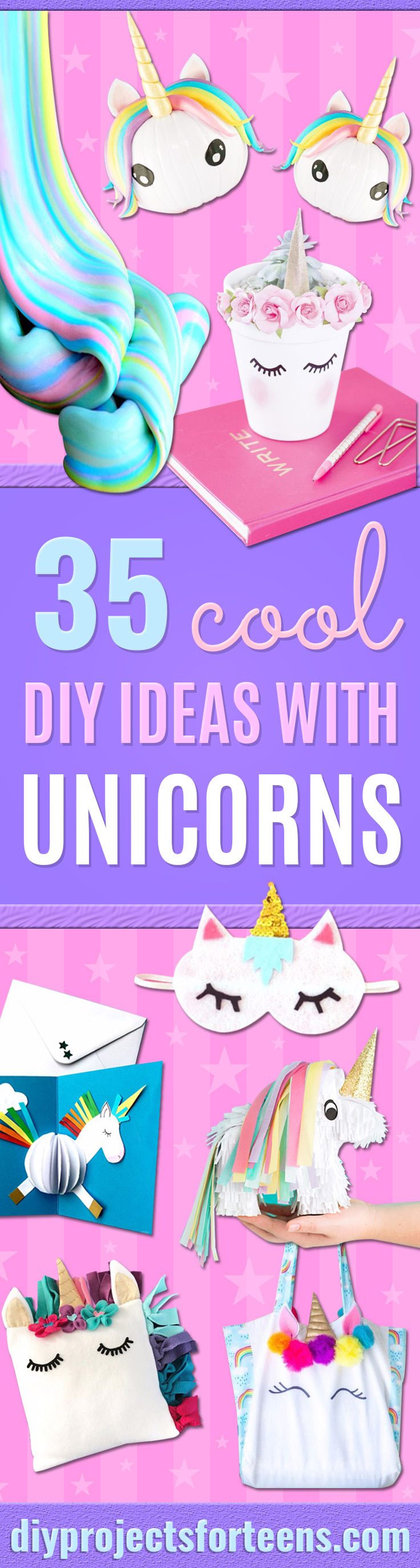 DIY Ideas With Unicorns - Cute and Easy DIY Projects for Unicorn Lovers - Wall and Home Decor Projects, Things To Make and Sell on Etsy - Quick Gifts to Make for Friends and Family - Homemade No Sew Projects and Pillows - Fun Jewelry, Desk Decor Cool Clothes and Accessories http://diyprojectsforteens.com/diy-ideas-unicorns