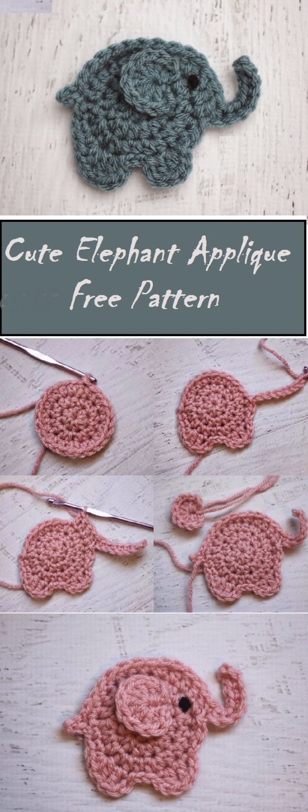 DIY Ideas With Elephants - Cute Elephant Applique - Easy Wall Art Ideas, Crafts, Jewelry, Arts and Craft Projects for Kids, Teens and Adults- Simple Canvases, Throw Pillows, Cute Paintings for Nurseries, Dollar Store Crafts and Fun Dorm Room and Bedroom Decor - Tutorials for Crafty Ideas Decorated With an Elephant