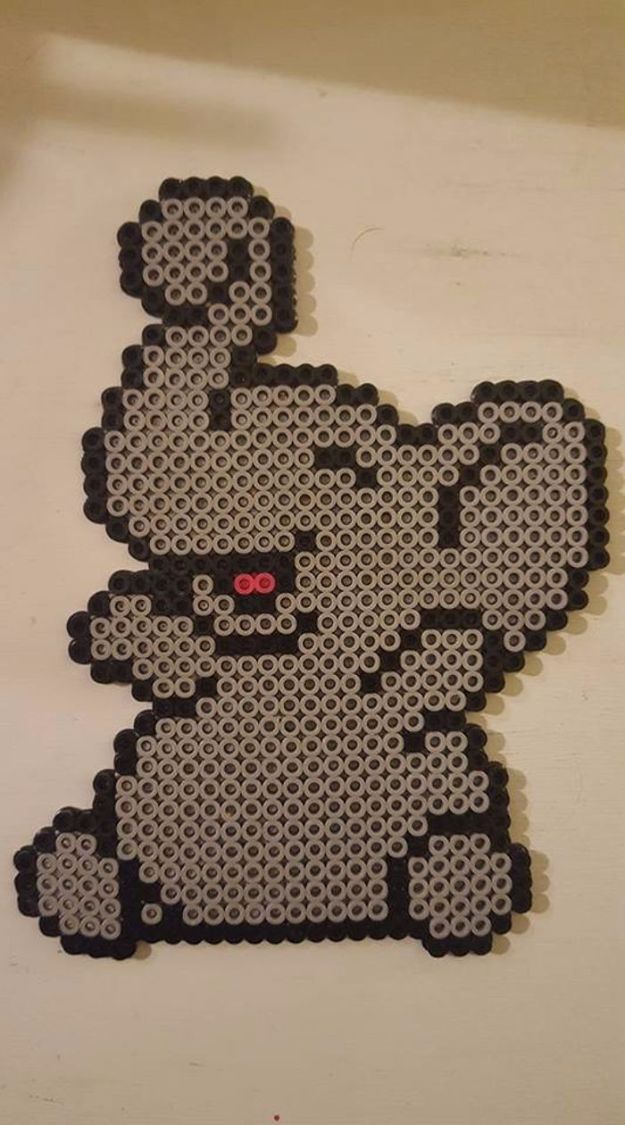 DIY Ideas With Elephants - Elephant Perler - Easy Wall Art Ideas, Crafts, Jewelry, Arts and Craft Projects for Kids, Teens and Adults- Simple Canvases, Throw Pillows, Cute Paintings for Nurseries, Dollar Store Crafts and Fun Dorm Room and Bedroom Decor - Tutorials for Crafty Ideas Decorated With an Elephant