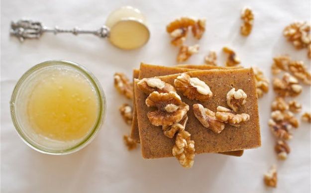 Cool Soaps To Make At Home - Honey Walnut Milk Soap - DIY Soap Recipes and Ideas - Best Soap Tutorials for Soap Making Without Lye - Easy Cold Process Melt and Pour Tips for Beginners - Crockpot, Essential Oils, Homemade Natural Soaps and Products - Creative Crafts and DIY for Teens, Kids and Adults #soapmaking #diygifts #soap #soaprecipes