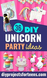 36 DIY Unicorn Party Ideas - DIY Projects for Teens