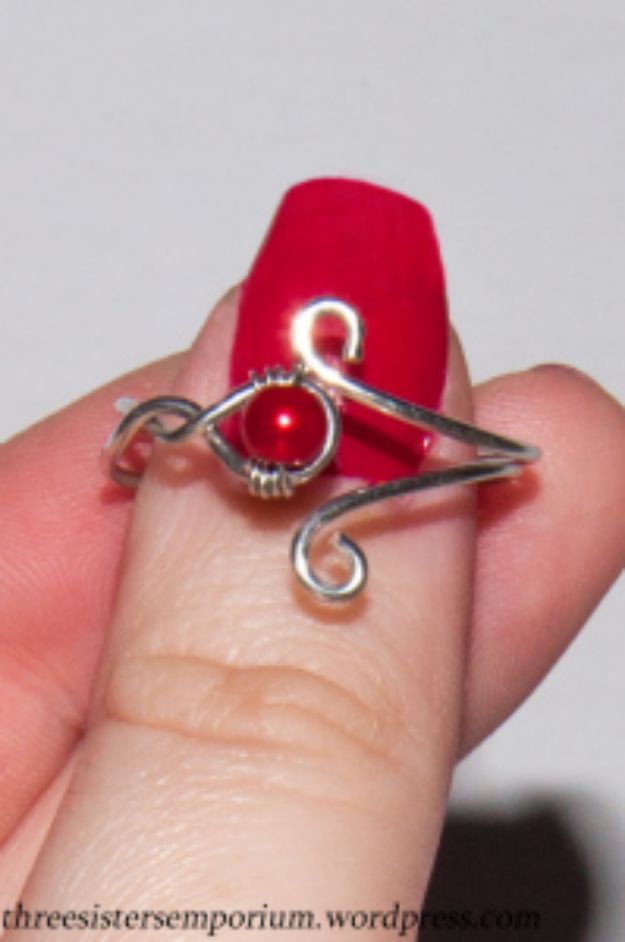 DIY Rings - Pearl Ring DIY - Easy Ring Tutorial for Wore, Paperclip, Stone Jewelry, Wood, Metal, Boho Ideas - Cheap Jewelry Making Ideas #diyjewelry #rings