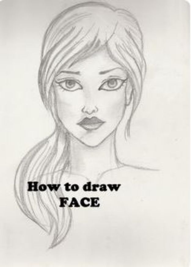 How to Draw Faces - Draw A Face Simple Tutorial - Easy Drawing Tutorials and Ideas for Beginners - Learn How to Draw a Face With Free Lessons - Eyes, Lips, Mouth, Caricatures - Easy Drawing Tutorials and Ideas for Beginners - Learn How to Draw a Face With Free Lessons - Eyes, Lips, Mouth, Caricatures