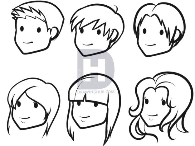 Cartoon Face Drawing - How To Draw A Cartoon Face Step By Step-saigonsouth.com.vn