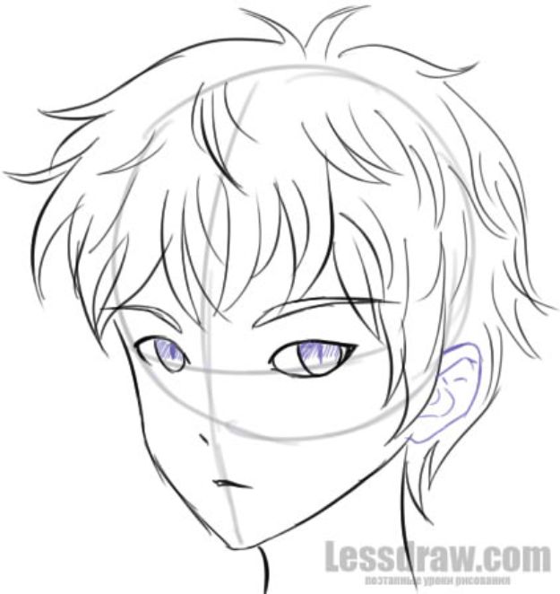 Featured image of post How To Draw Anime Hair Boy Easy Step By Step - How to draw short hair for anime and manga.